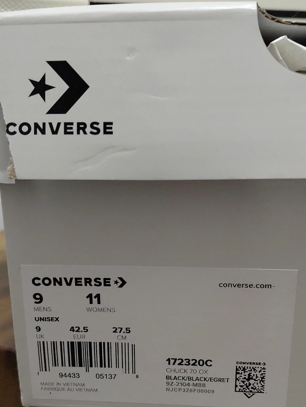 Moncler Black & White Low-Top Canvas Sneakers